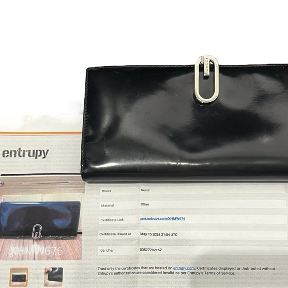 Gucci Vintage Patent Leather Wallet - Picture 12 of 12